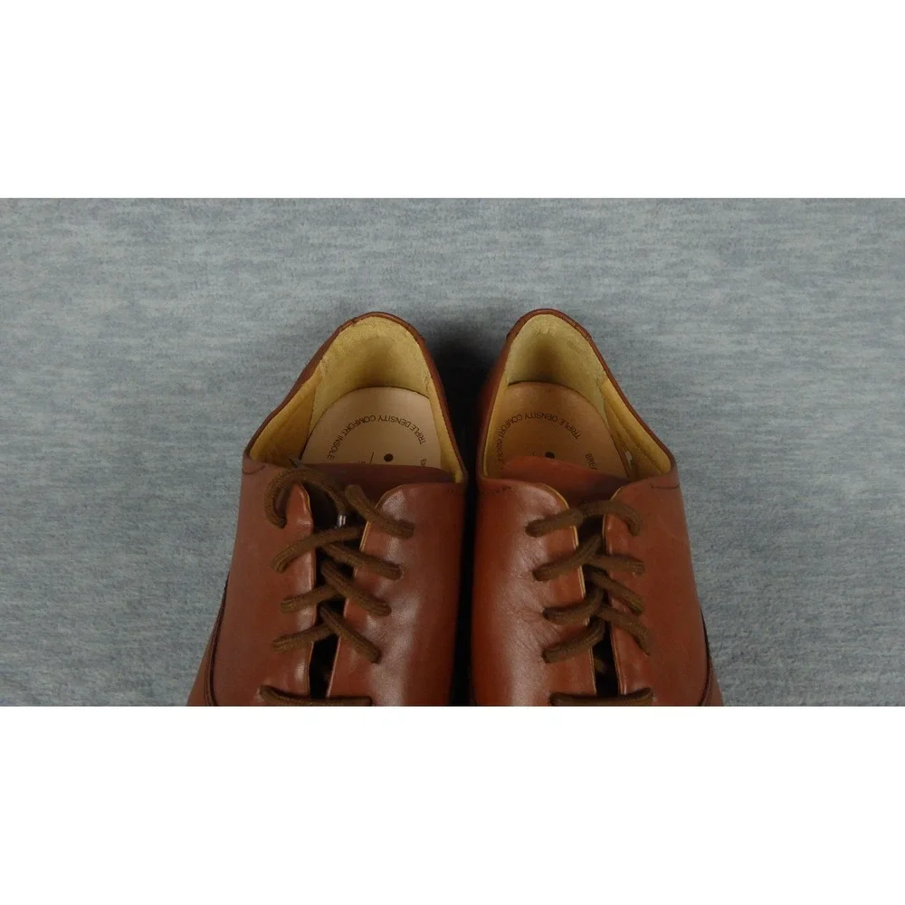 Samuel Hubbard Market Cap Shoes Mens 7 M Whiskey Brown Leather Oxford Shoes